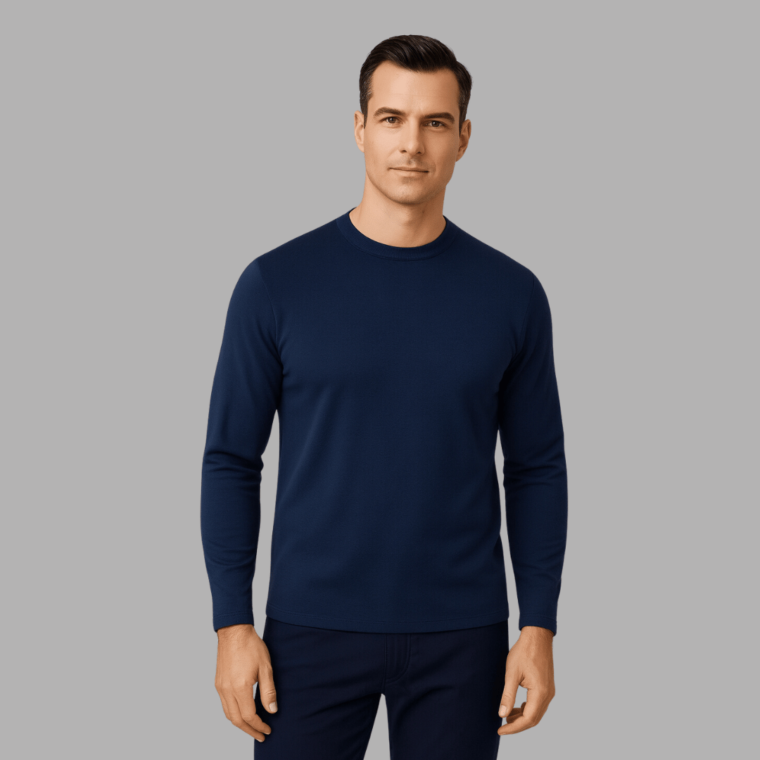 Blusa Térmica Manga Longa Masculina Forrada com Pelúcia Forglows