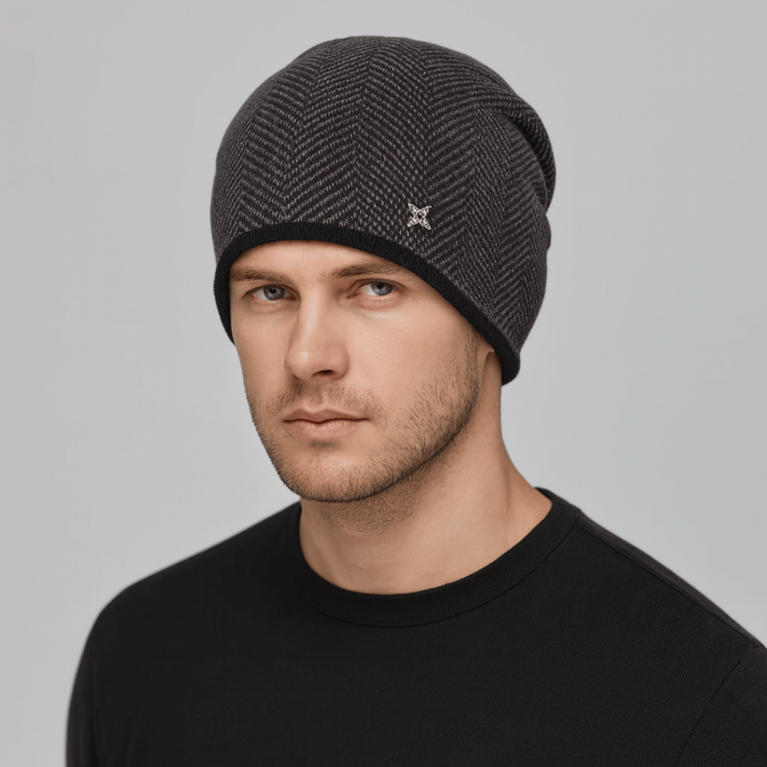 Gorro Masculino Forrado com Pelúcia Casual Forglows