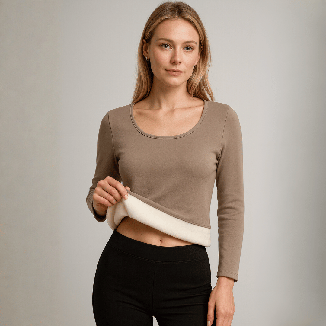 Blusa Feminina de Manga Longa Térmica Forglows