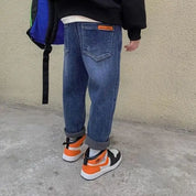 Calça Jeans Peluciada Infantil Menino Forglows