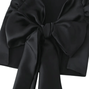 Blusa Feminina Laço Cetim Naty Forglows