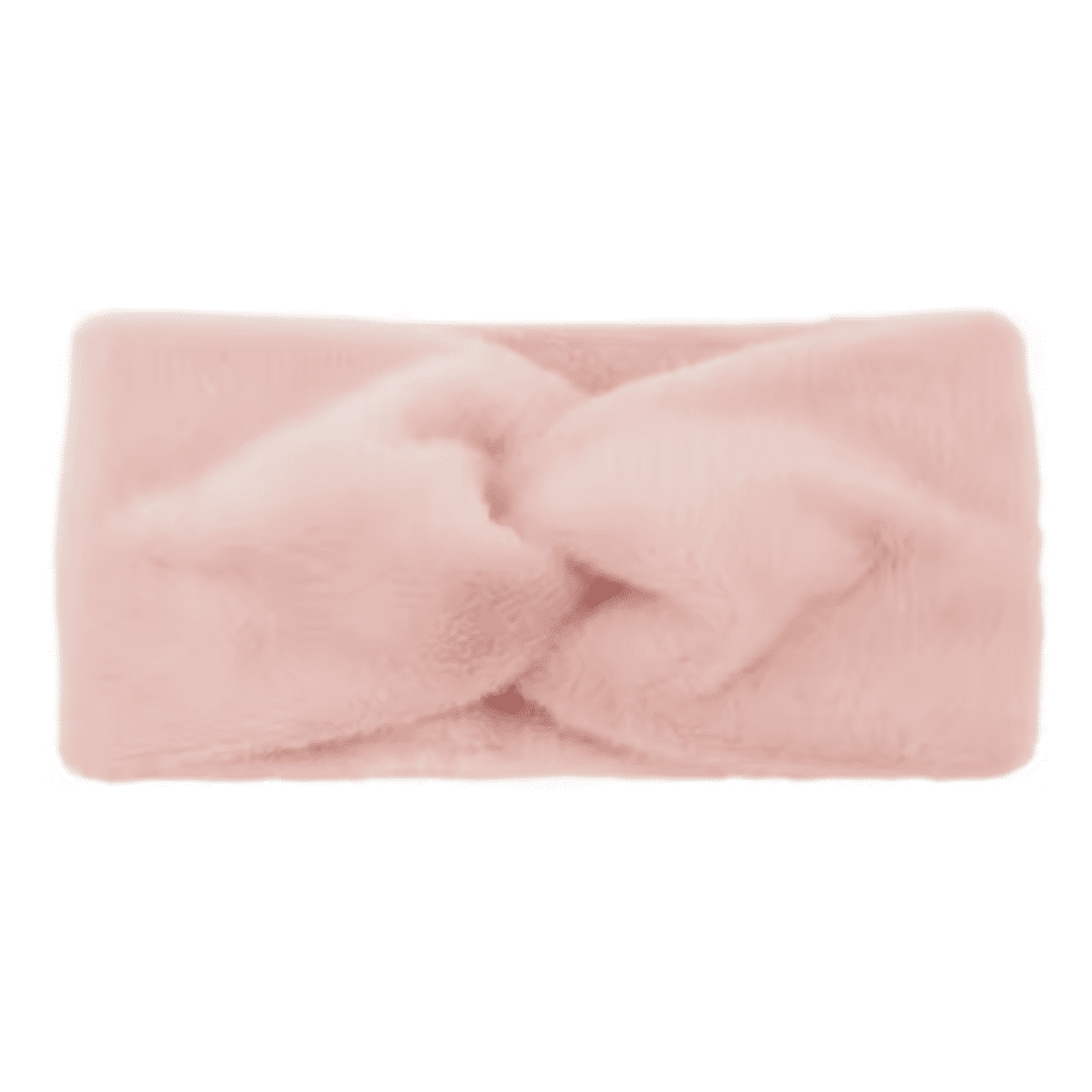 Faixa Turbante Cruzada em Pelúcia Forglows