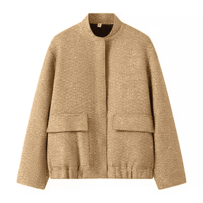 Jaqueta Feminina Bomber de Lantejoulas Genevieve