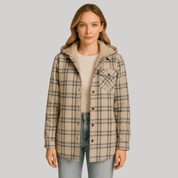 Jaqueta Feminina Xadrex com Pelúcia Forglows