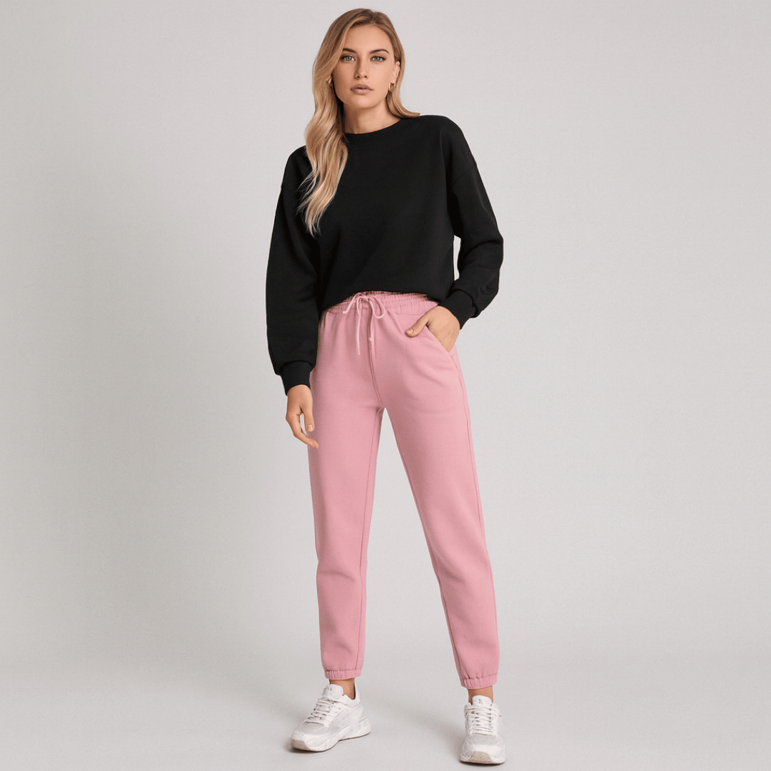 Calça Feminina de Moletom Peluciada Forglows