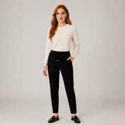 Calça Feminina de Moletom Peluciada com Detalhe em Brilho Forglows