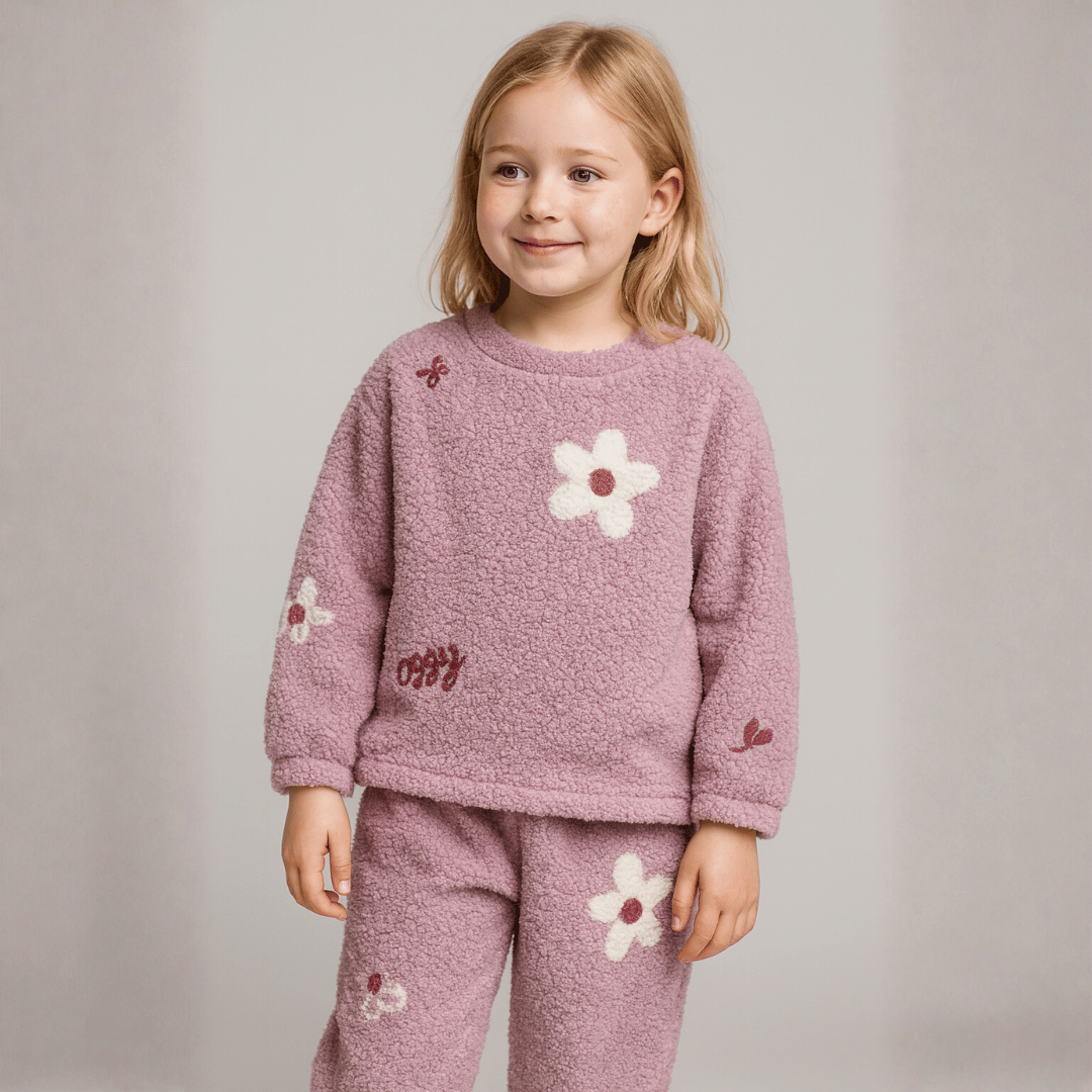 Pijama Infantil de Pelúcia Unissex Forglows
