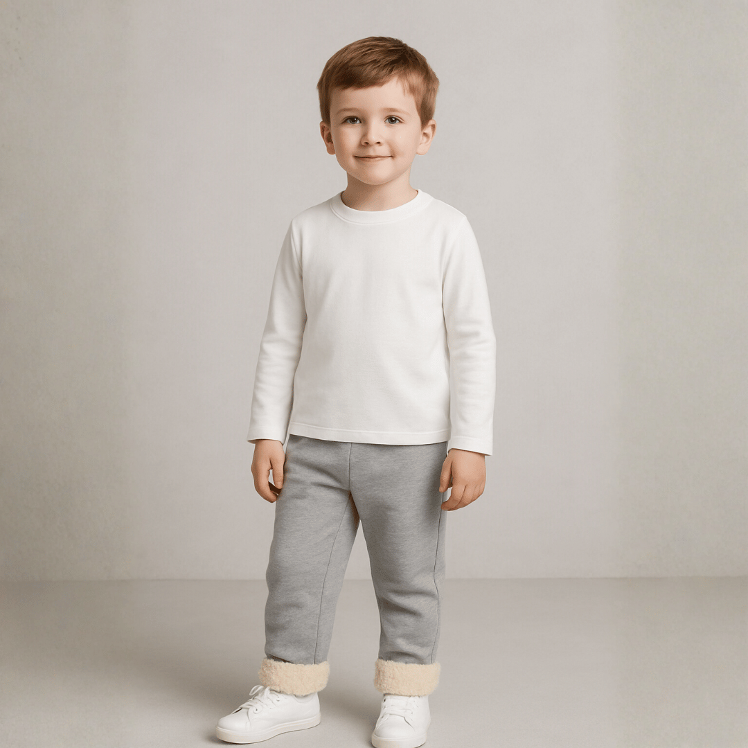 Calça Infantil Moletom com Pelúcia Forglows