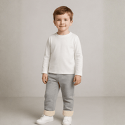 Calça Infantil Moletom com Pelúcia Forglows