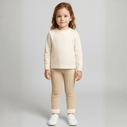 Calça Infantil com Pelúcia Jacquard Forglows