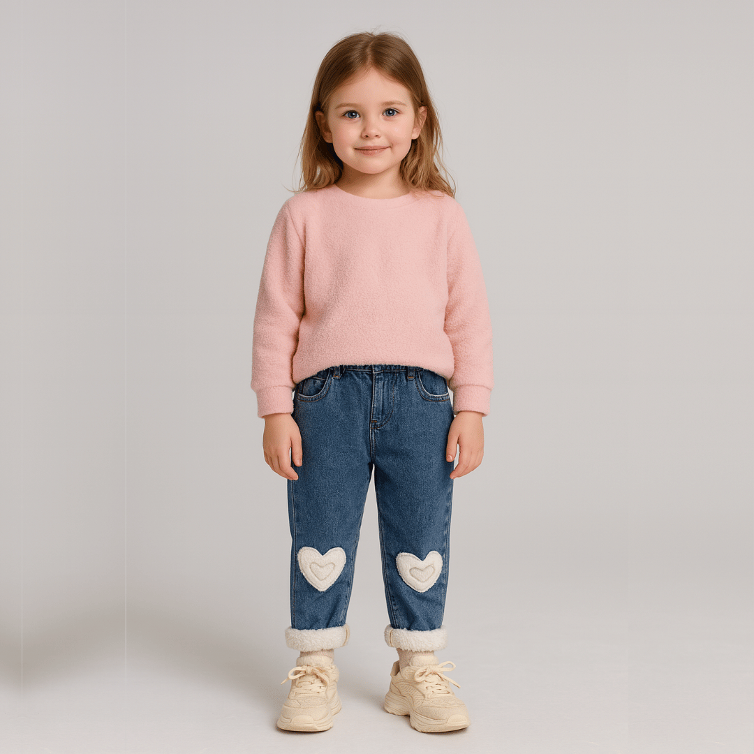 Calça Infantil Jeans e Peluciada Forglows