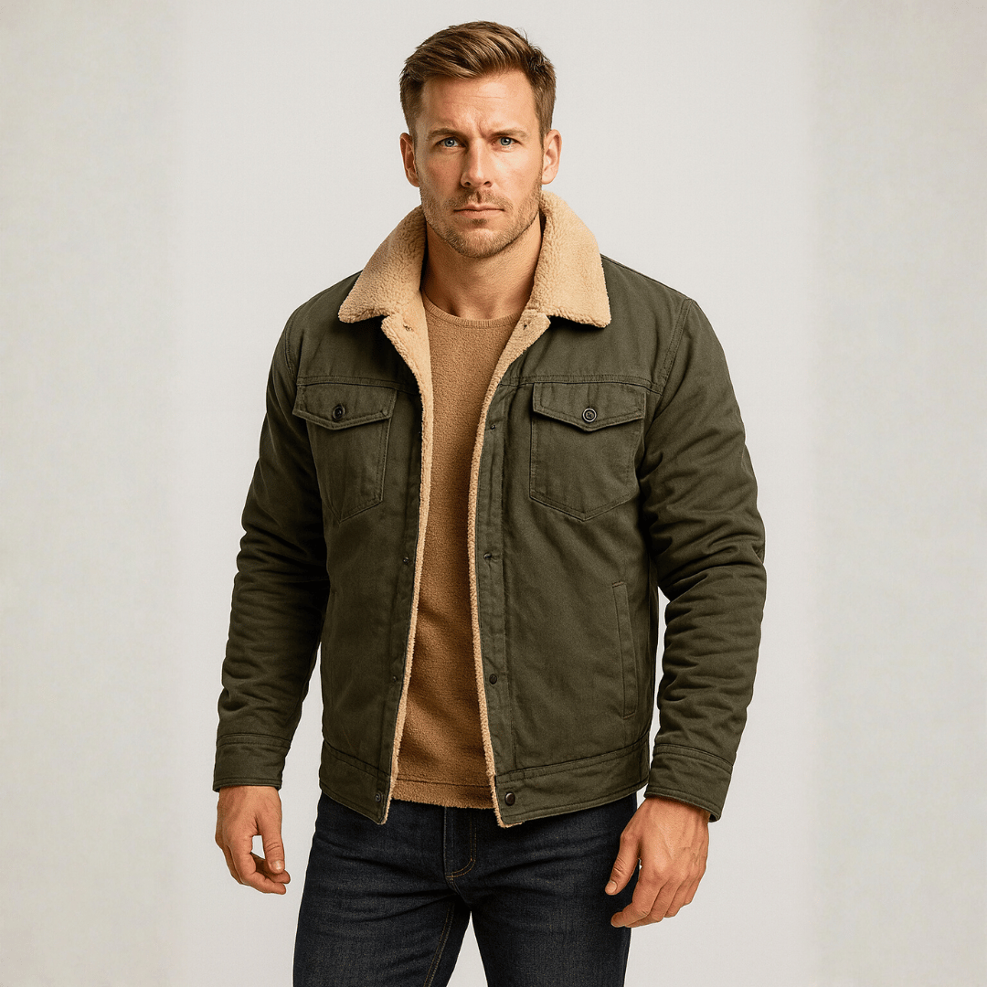 Jaqueta Masculina Peluciada Bolsos Forglows