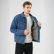 Jaqueta Jeans Masculina Peluciada Forglows