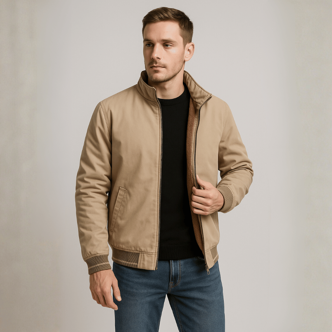 Jaqueta Masculina Bomber com Pelúcia Forglows