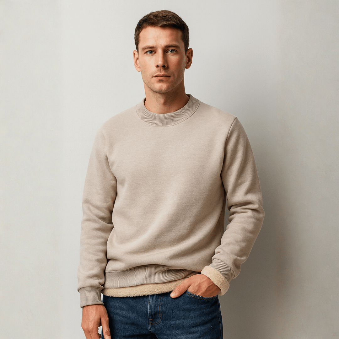 Suéter Masculino Básico Peluciado Forglows