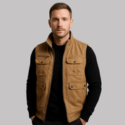 Colete Masculino com Bolsos Peluciado Forglows