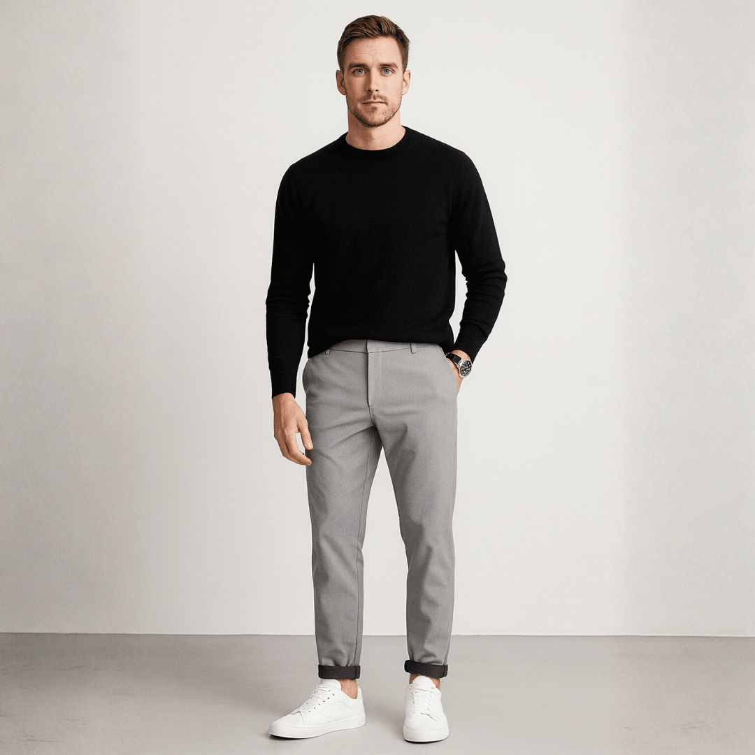 Calça Masculina de Sarja Aveludada Forglows