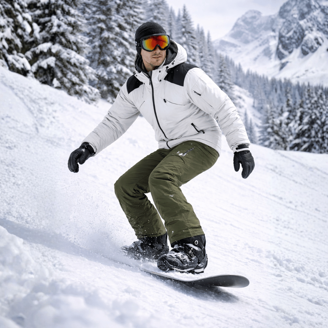 Calça Masculina Impermeável e Forrada para Neve Forglows