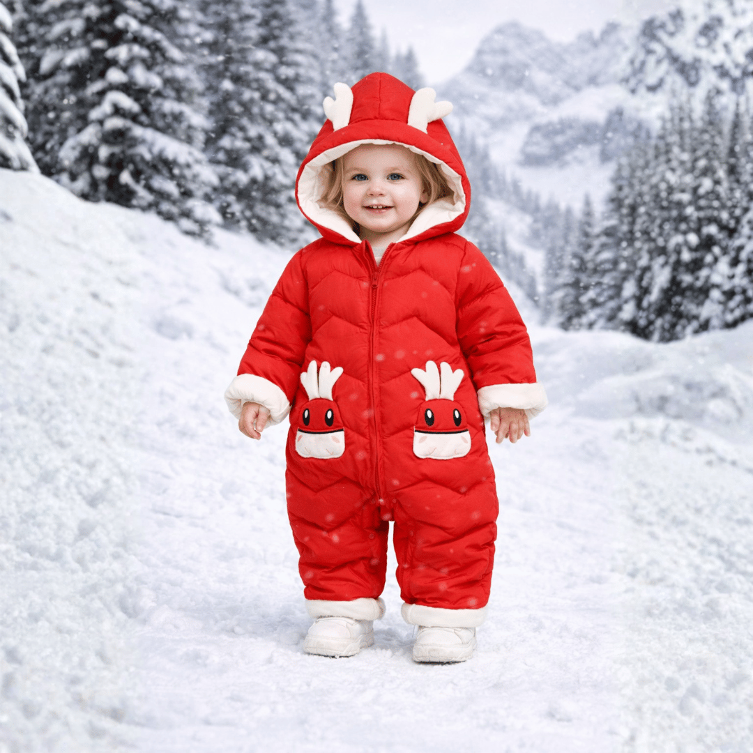 Macacão Bebê Térmico Peluciado Forglows