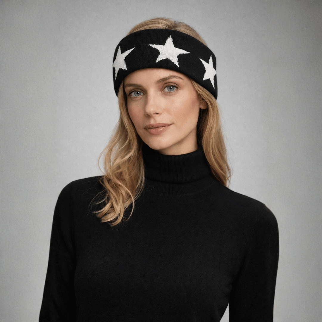 Faixa de Cabelo em Algodão Star Forglows