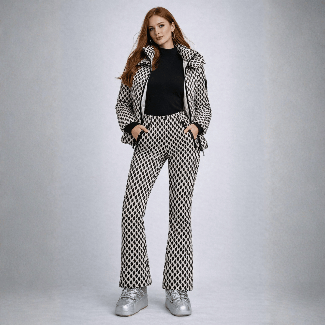 Calça Feminina Impermeável Forrada para Neve Ice Forglows