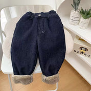 Calça Jeans Infantil Peluciada Menino Forglows