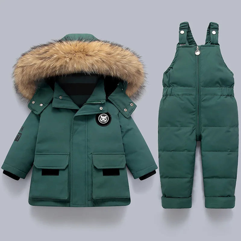 Casaco + Macacão Infantil para Neve Basic Forglows
