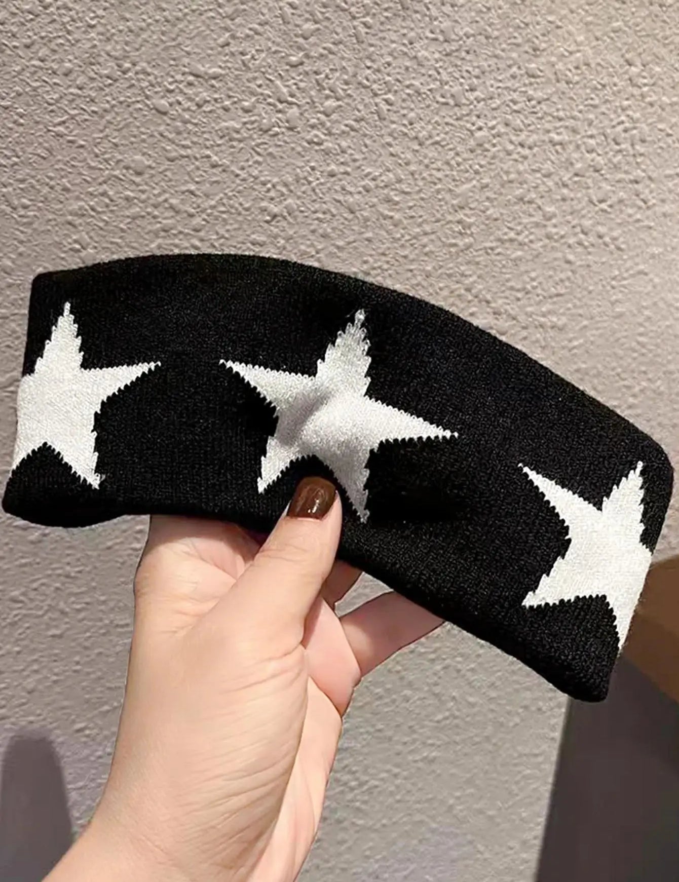 Faixa de Cabelo em Algodão Star Forglows