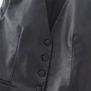 Colete Feminino Couro Sintético Zephyra Forglows