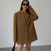 Blazer Feminino Oversized Alfaiataria Estocolmo Forglows