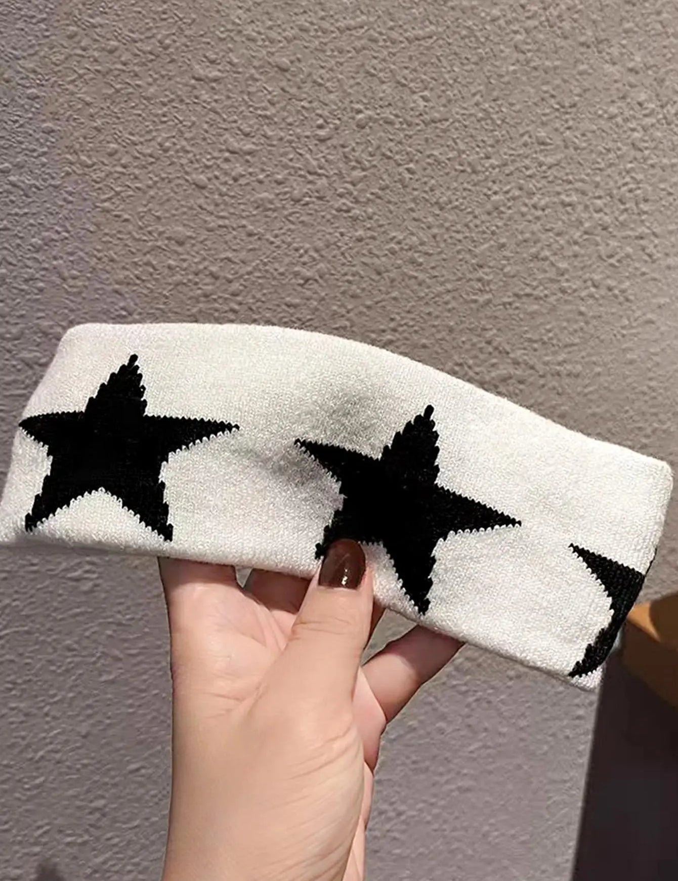 Faixa de Cabelo em Algodão Star Forglows