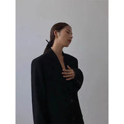 Blazer Feminino Oversized Alfaiataria Estocolmo Forglows