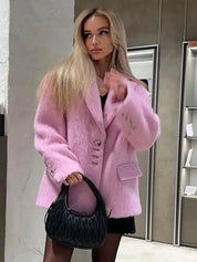 Blazer Feminino de Lã Yngrid Forglows