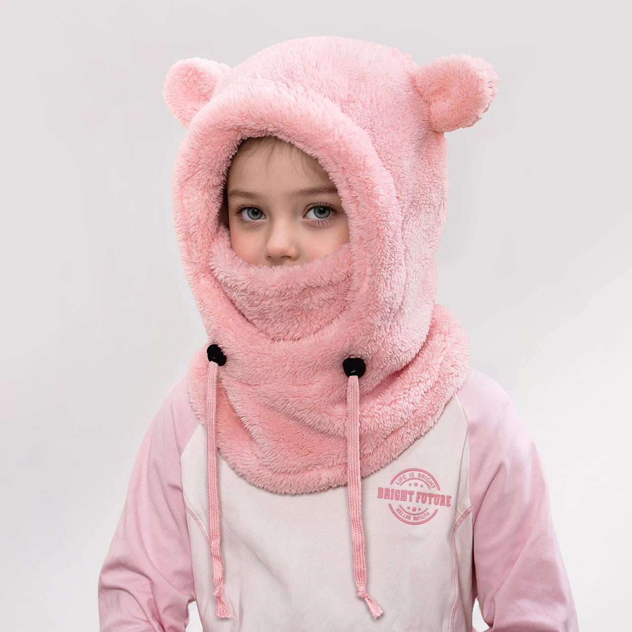 Balaclava Infantil Peluciada Unissex Forglows