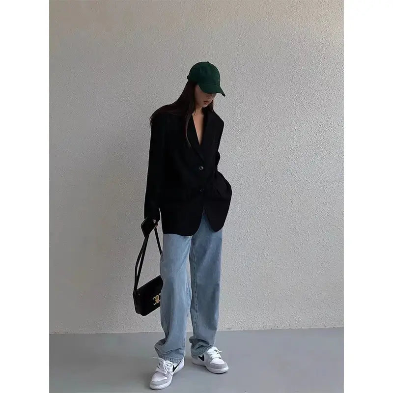 Blazer Feminino Oversized Alfaiataria Estocolmo Forglows
