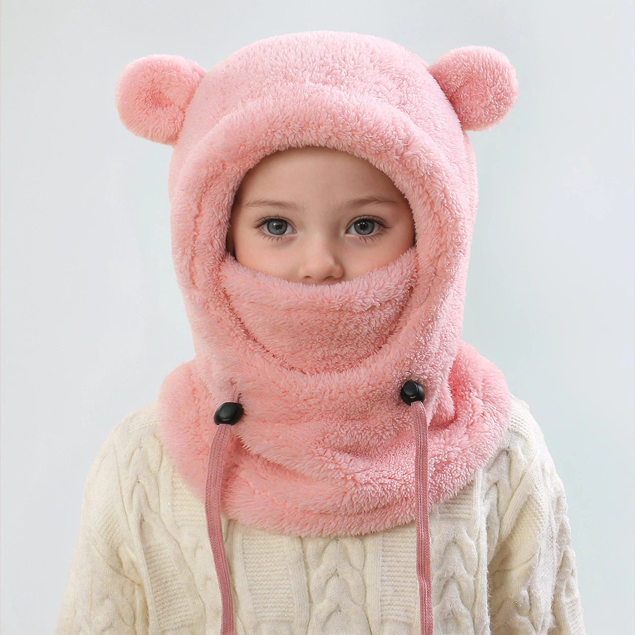 Balaclava Infantil Peluciada Unissex Forglows