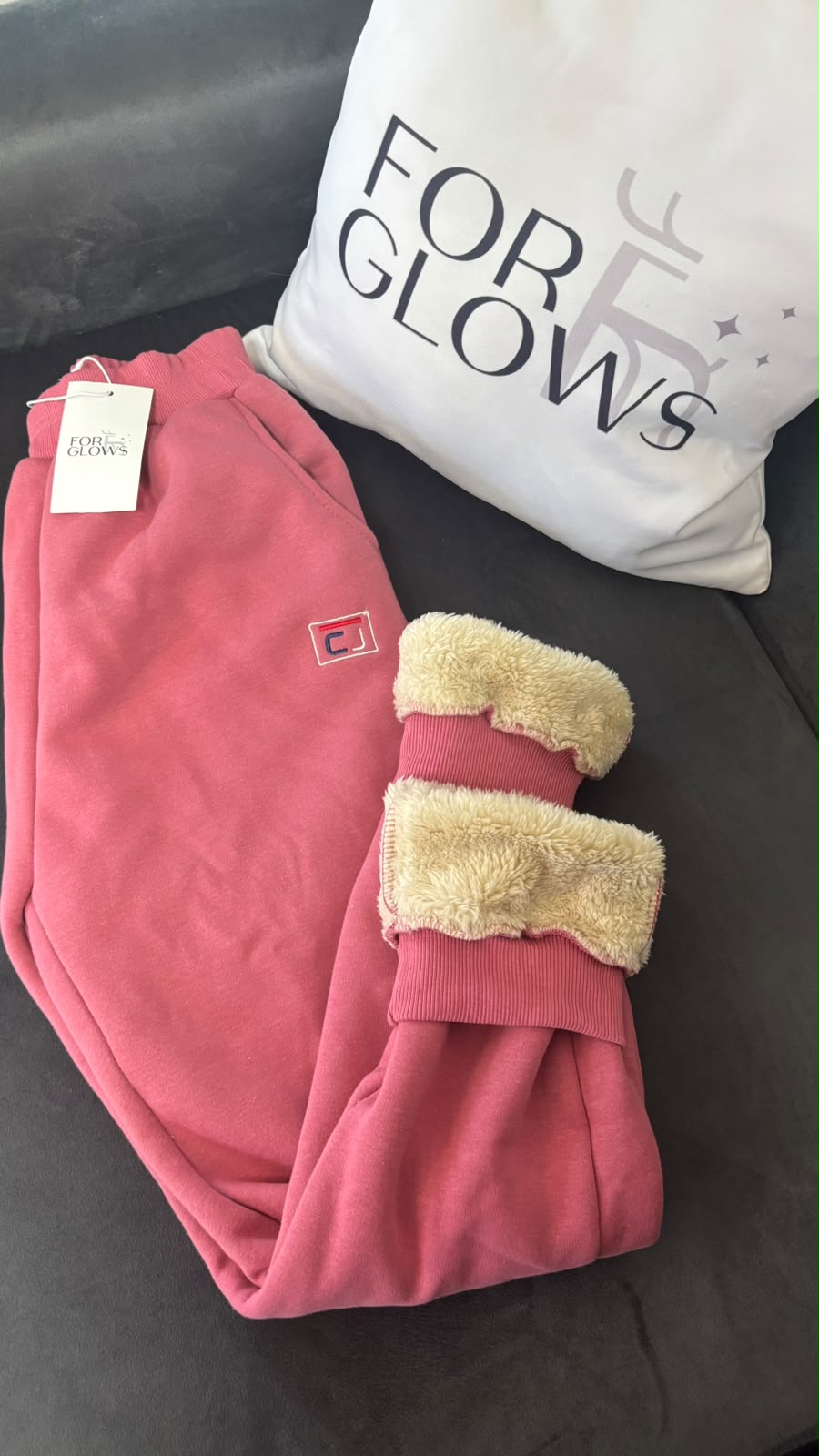 Calça Infantil Moletom Peluciado Forglows