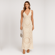 Vestido Feminino Longo de Crochê Búzios Forglows