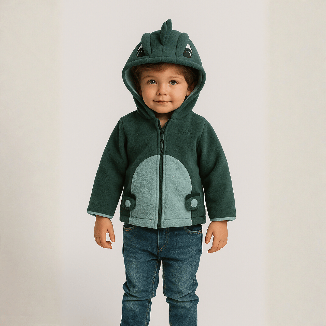 Casaco Infantil de Pelúcia e Bichinhos Forglows