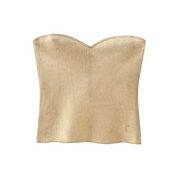 Cropped Feminino Tomara que Caia Metalizado Paola Forglows